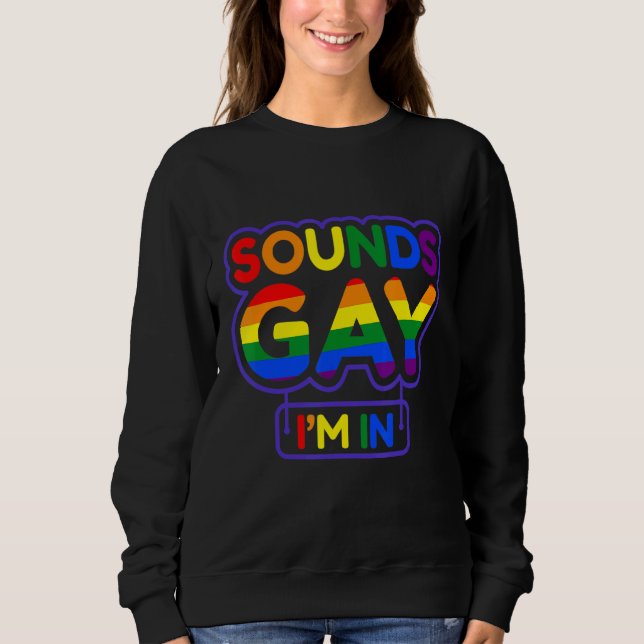Moletom Sons Gay, estou em Lgbt (Frente)