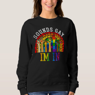Moletom Sons Gay, estou no Lgbt Orgulho gay Transgender Ra