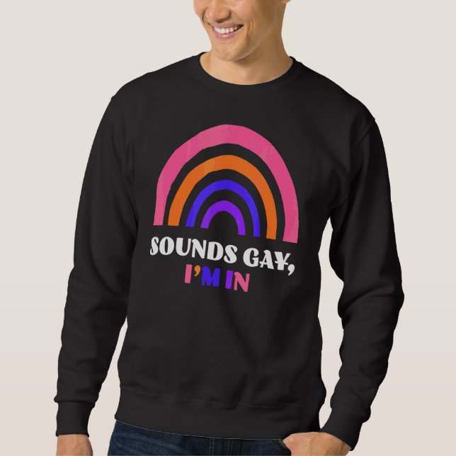 Moletom Sons Gay, estou no Lgbtq (Frente)