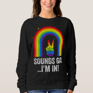 Moletom Sons Gay I in Pride Lgbt Flag Rainbow 1