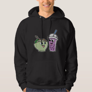 Moletom Sopa de macarrão Ramen Kawaii Anime Bubble Tea Bob