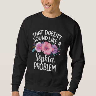 Moletom SOPHIA Personalizada Flower Girls SOPHIA Nome