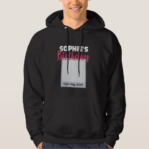 Moletom SOPHIE ITu2019S MEU ANIVERSÁRIO ASSINAR MINHA CAMI