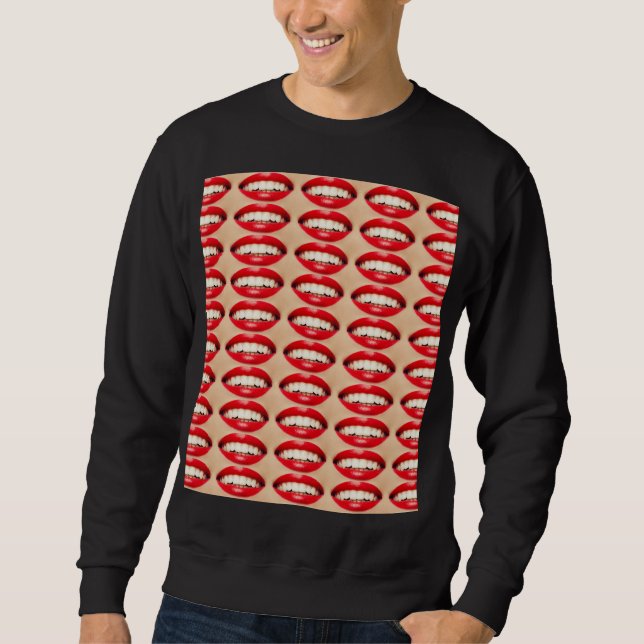 Moletom Sorriso perfeito Fatale Pop-art (Frente)