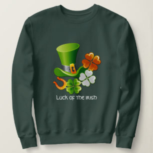 Moletom Sorte do irlandês. Hoodie do presente do dia de S