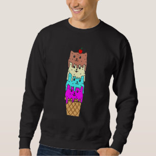 Moletom Sorvete Cat Cone Summer Boys Graphic