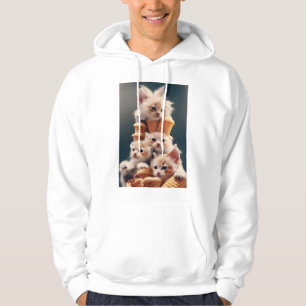 Moletom sorvete e gatinhos