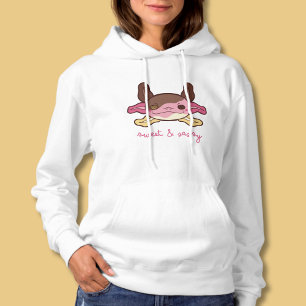 Moletom Sorvete napolitano elegante e sassy Axolotl