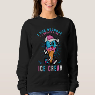 Moletom Sorvete Runner Cone Frozen Sorbet Sweet Gelato R