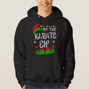 Moletom Sou a família de Natal Karate Elf, Figurino Te
