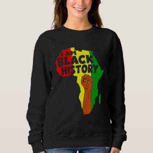 Moletom Sou a História Negra Mês Mulheres Americanas Afric