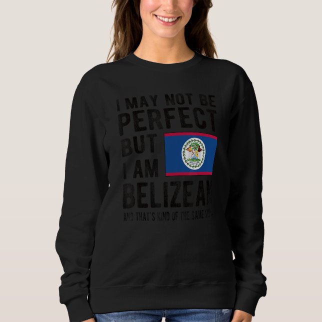 Moletom Sou Belizean Flag Belize Heritage Belizean Roots (Frente)