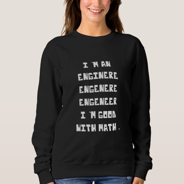 Moletom Sou bom em matemática (Frente)