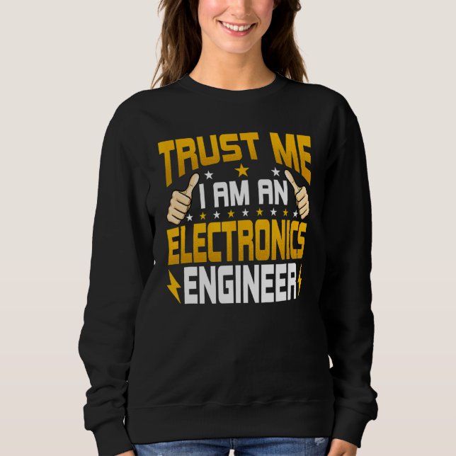 Moletom Sou engenheiro de Eletrônicos Engenheiros Eletrôni (Frente)