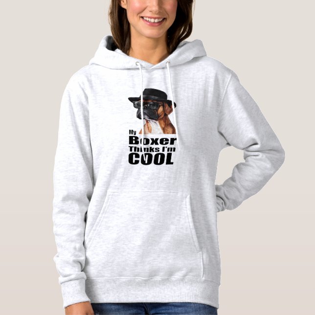 Moletom Sou Legal Cachorro Boxer (Frente)