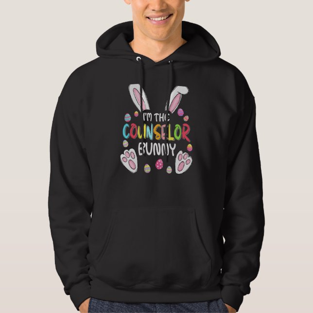 Moletom Sou o Conselheiro Bunny Cute Rabbit Easter Ovos 1 (Frente)