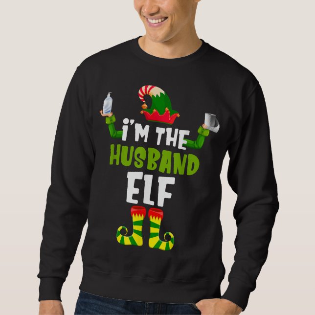 Moletom Sou o Marido Elf Feliz Natal (Frente)