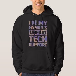 Moletom Sou o mecanismo de computador de suporte técnico n