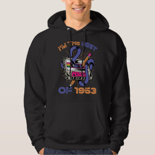 Moletom Sou o melhor de 1953 Vintage Cassette Tape Music R
