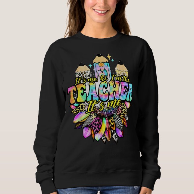 Moletom Sou o professor Itu2019s Me School Sunf (Frente)