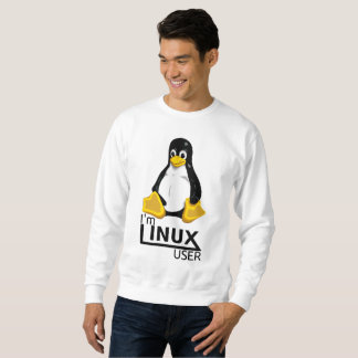 Moletom Sou o usuário do Linux