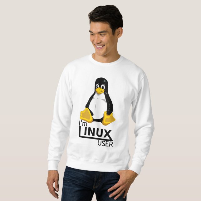 Moletom Sou o usuário do Linux (Frente Completa)