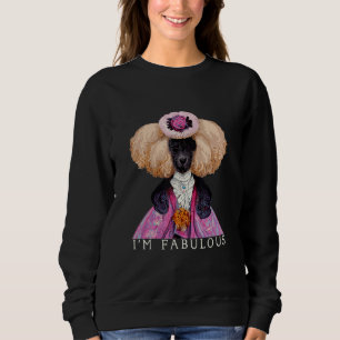 Moletom Sou perfeita - Marie Antoinette Poodle Portrait