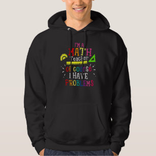 Moletom Sou professor de matemática, é claro que tenho pro