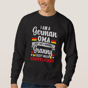 Moletom Sou Um Alemão Oma Avó Alemanha Alemanha Bandeira