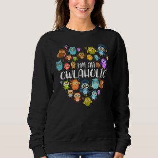 Moletom Sou um Coruja Coruja Coruja Coruja Owlaholic para 