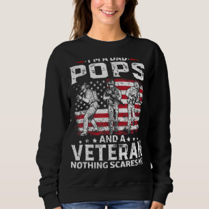 Moletom Sou um Dia de os pais Pai Pop Veterano