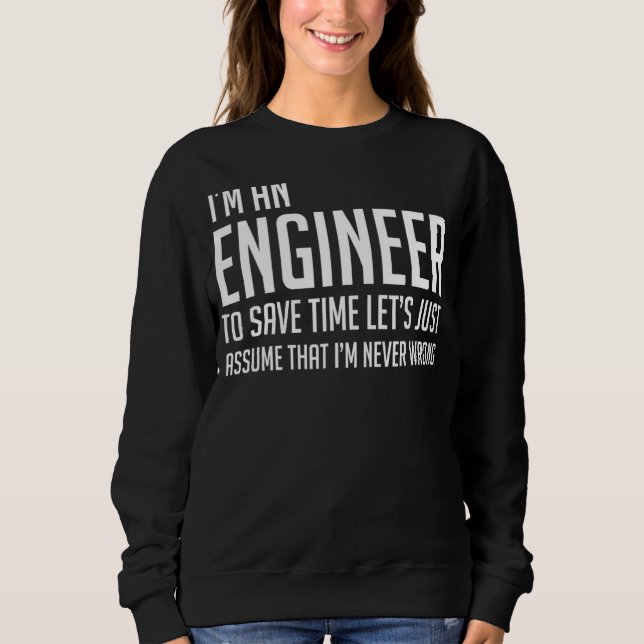 Moletom Sou Um Engenheiro Que Nunca Enganei Engenheiro Eng (Frente)