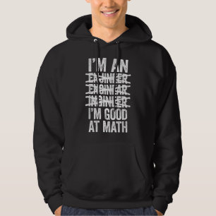 Moletom Sou Um Engenheiro Sou Bom Em Matemática Motor Orto