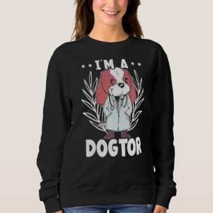 Moletom Sou um médico veterinário de medicina veterinária.