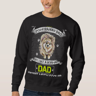 Moletom Sou um Pai da Pomerânia como um Pai normal, exceto