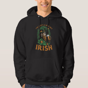 Moletom Sou um pouco irlandês Dia de São Patrício Leprecha