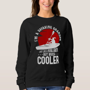 Moletom Sou um vovô Kayaking, como um vovô normal