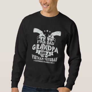 Moletom Sou um vovô Pai e um veterano do Vietnã aposentado