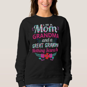 Moletom Sou uma avó e uma vovó Excelente sem cicatriz