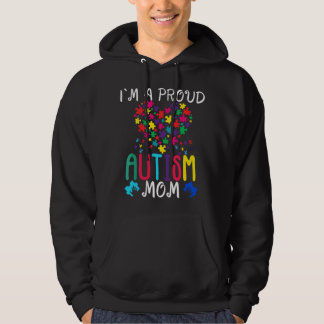 Moletom Sou uma Mãe Orgulhosa de Autismo Conscientização d