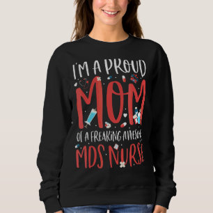 Moletom Sou Uma Mãe Orgulhosa De Uma Enfermeira Mo.