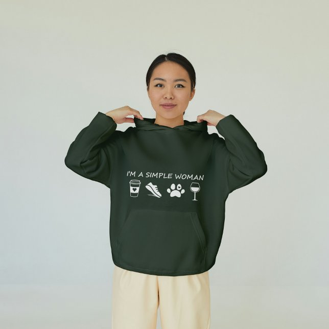 Moletom Sou uma Mulher Simples (Criador carregado)