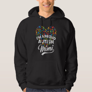 Moletom Sou uma orgulhosa Mimi do Autismo Coração de Puzzl