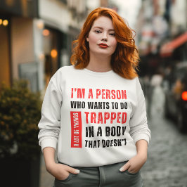 Moletom Sou Uma Pessoa Que Quer Fazer Muitas Coisas Engraç