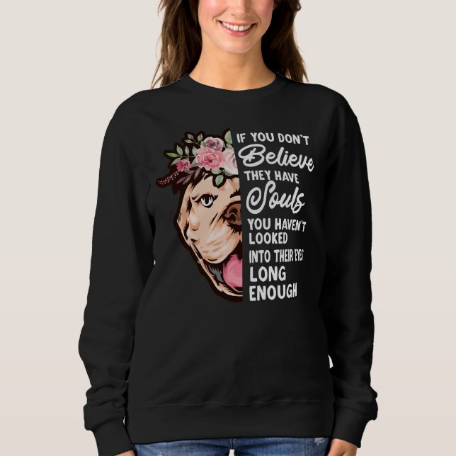 Moletom Soul Pitbull Eu Amo Pitbull Para Pitbull E Cão Lo (Frente)