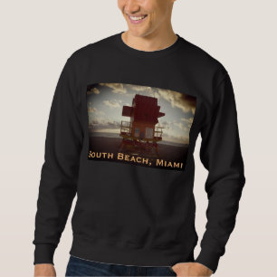 Moletom South Beach, Miami Lifeguard Stand (Resgate do Oce