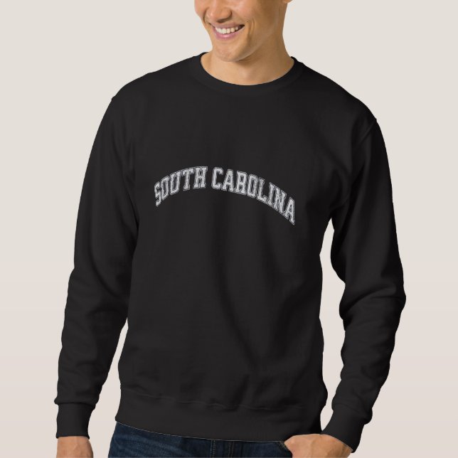 Moletom South Carolina United States Arched Font Varsity (Frente)