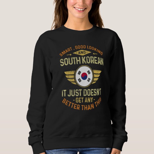 Moletom South Korea Flag Proud South Koreans Men & Women   (Frente)