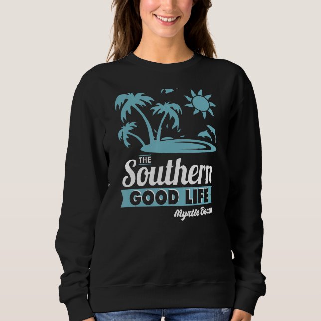 Moletom Southern Good Life Myrtle Beach Dolphin Watchi (Frente)