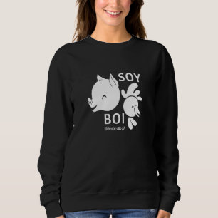 Moletom Soy Boy Amigos Não Comida Soy Boi Sarcastic Tofu F